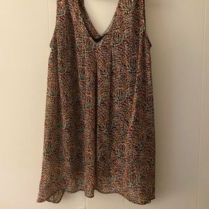 Flowy Tank with Black Cami